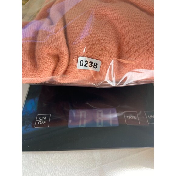 Lyle & Scott Sweater Womens Size 40 Peach Mock Neck Lambswool Made in Scotland - Picture 11 of 11